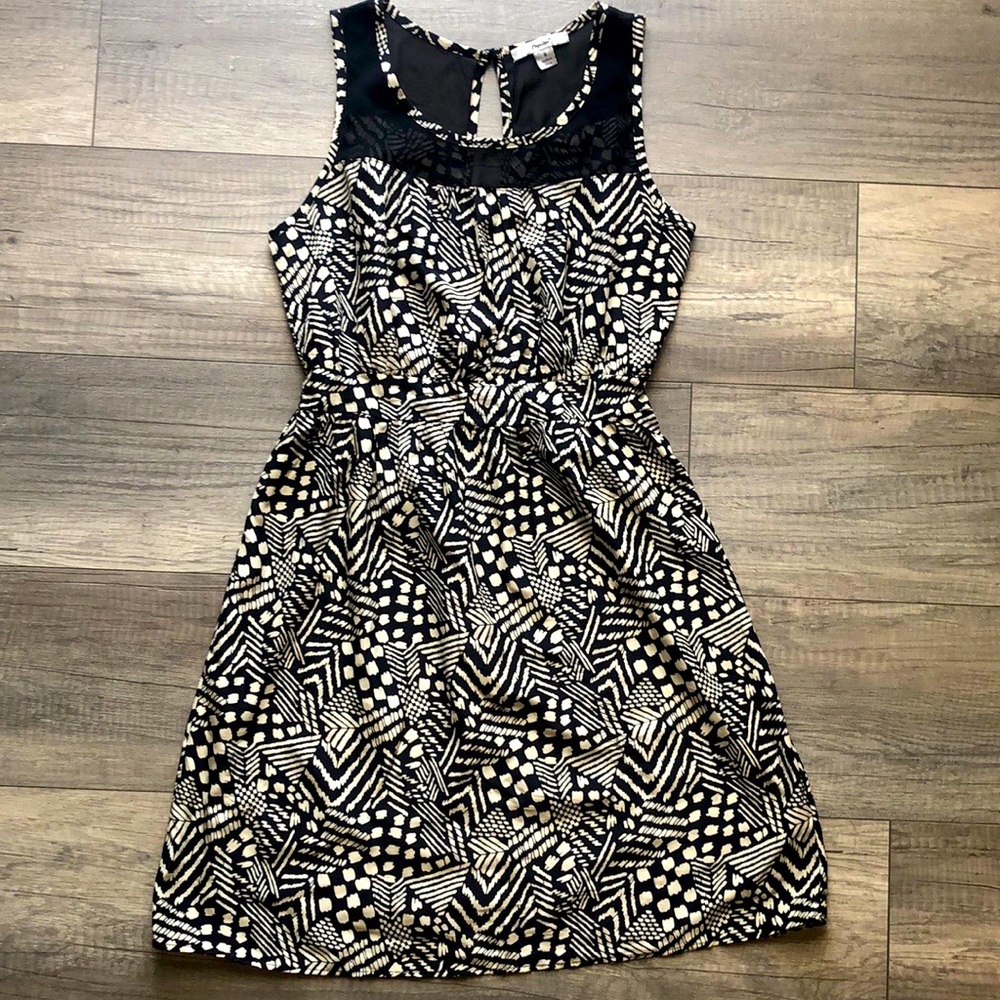 Black and off-white Papaya dress, size S.